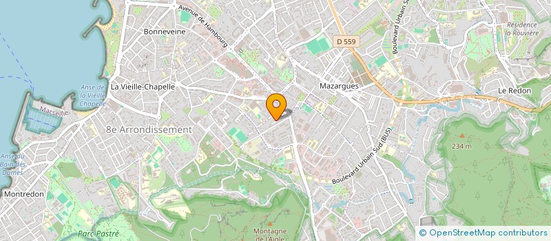 localisation de l'entreprise MONSIEUR DAMIEN RAYMONDAUD à MARSEILLE