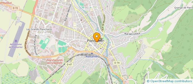 localisation de l'entreprise MONSIEUR DAMIEN RAYSSAC  PONTARLIER