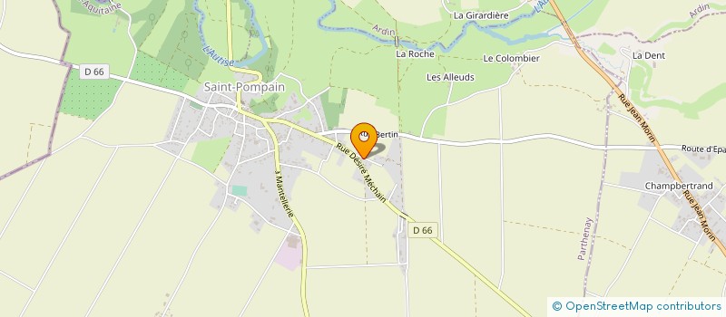 localisation de l'entreprise MONSIEUR DAMIEN RECURT à SAINT-POMPAIN