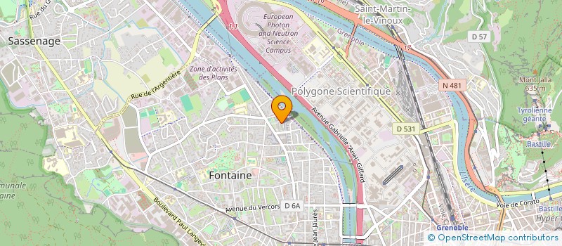 localisation de l'entreprise MONSIEUR DAMIEN REGRUTO  FONTAINE