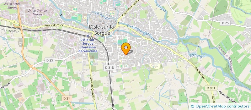 localisation de l'entreprise MONSIEUR DAMIEN REISCH  L'ISLE-SUR-LA-SORGUE