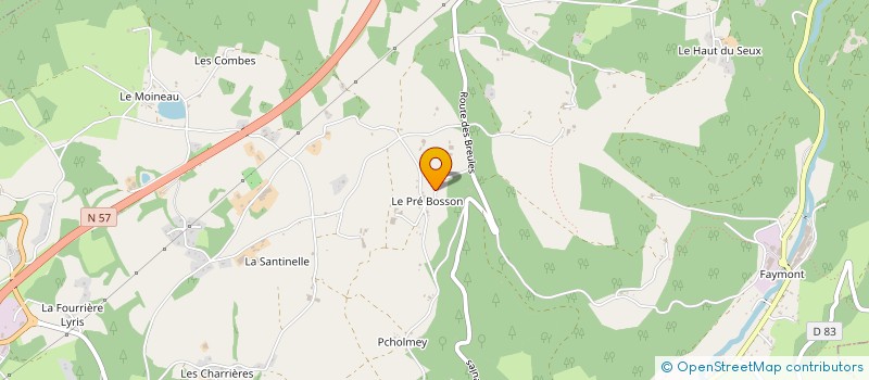 localisation de l'entreprise MONSIEUR DAMIEN REMY à LE VAL-D'AJOL
