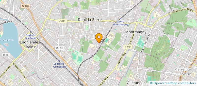 localisation de l'entreprise MONSIEUR DAMIEN RENARD  DEUIL-LA-BARRE