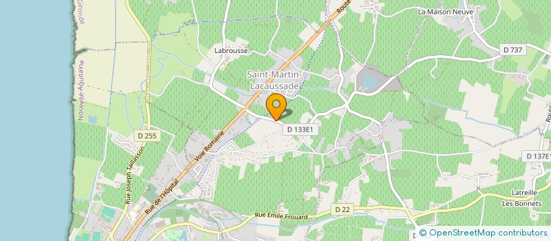 localisation de l'entreprise MONSIEUR DAMIEN RENAUD  SAINT-MARTIN-LACAUSSADE