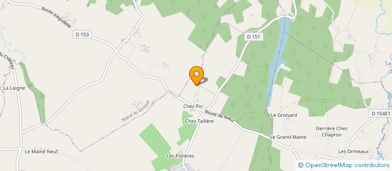 localisation de l'entreprise MONSIEUR DAMIEN RENAUD à ALLAS-BOCAGE