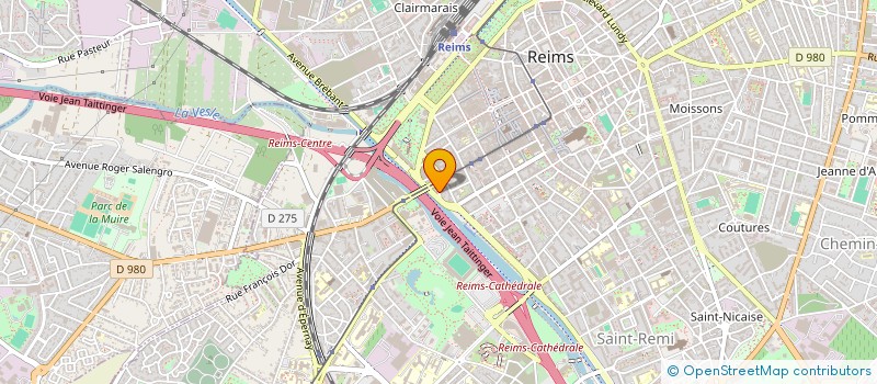localisation de l'entreprise MONSIEUR DAMIEN RENAUD  REIMS