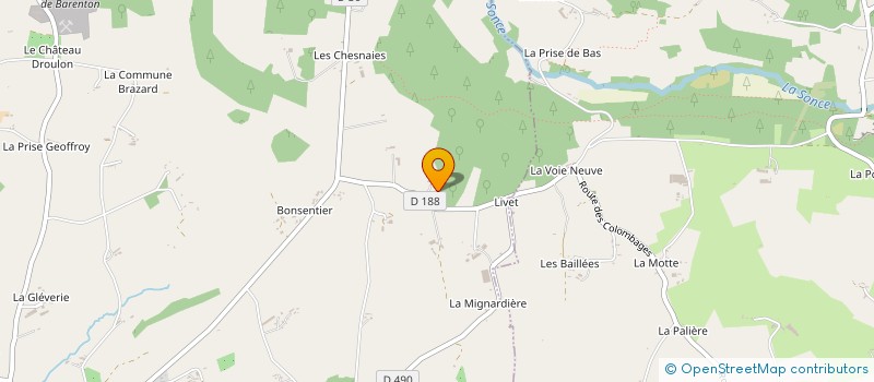 localisation de l'entreprise MONSIEUR DAMIEN RENAULT à SAINT-CYR-DU-BAILLEUL