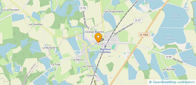 localisation de l'entreprise MONSIEUR DAMIEN REVERDY à MARLIEUX