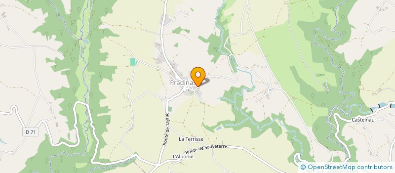 localisation de l'entreprise MONSIEUR DAMIEN REY  PRADINAS