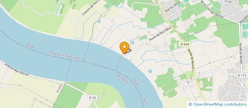 localisation de l'entreprise MONSIEUR DAMIEN REY-BROT  SAINT-ANDRE-DE-CUBZAC