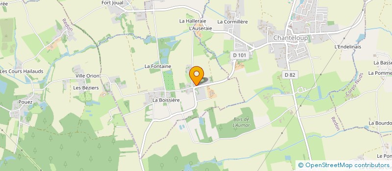localisation de l'entreprise MONSIEUR DAMIEN RIBEIRO à BOURGBARRE