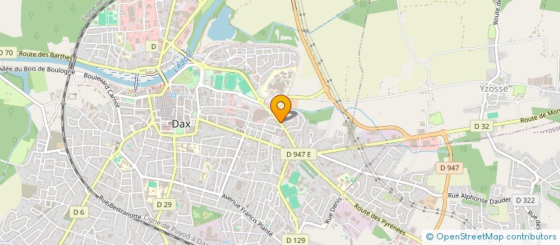 localisation de l'entreprise MONSIEUR DAMIEN RIBEYRE  DAX