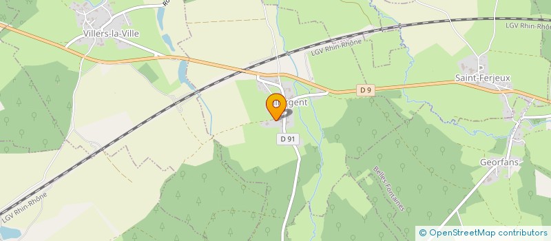 localisation de l'entreprise MONSIEUR DAMIEN RICCI  VILLARGENT