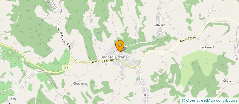 localisation de l'entreprise MONSIEUR DAMIEN RICHARD  BADEFOLS-D'ANS