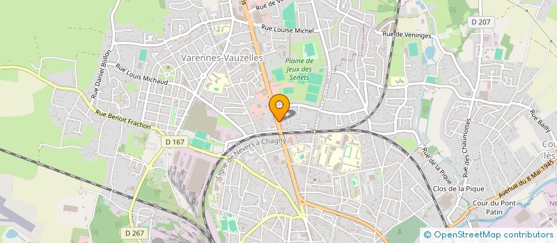 localisation de l'entreprise MONSIEUR DAMIEN RICHARD JAILLETTE  VARENNES-VAUZELLES