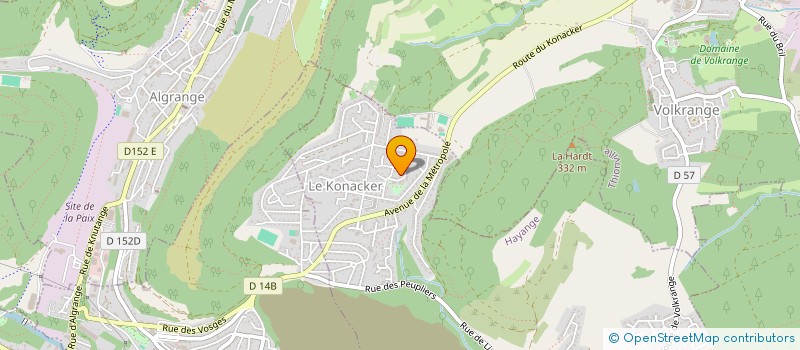 localisation de l'entreprise MONSIEUR DAMIEN RICOTTA  HAYANGE