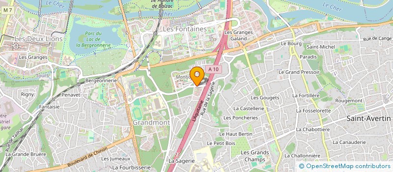 localisation de l'entreprise MONSIEUR DAMIEN RIFFAUD  TOURS