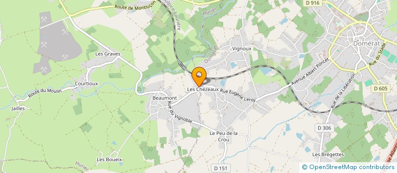 localisation de l'entreprise MONSIEUR DAMIEN RIGAULT  HURIEL