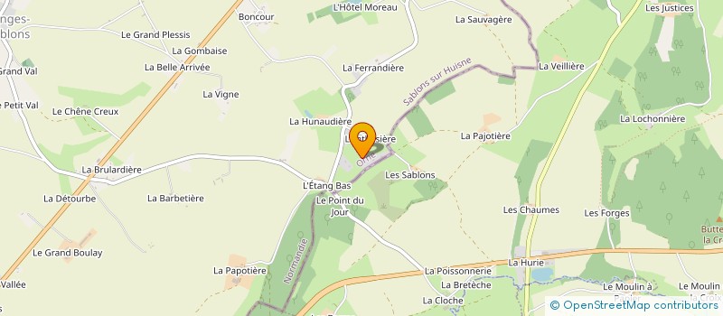 localisation de l'entreprise MONSIEUR DAMIEN RIGUET à SABLONS-SUR-HUISNE