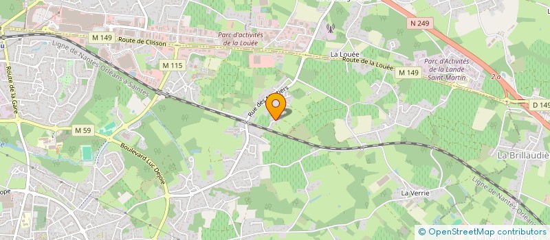 localisation de l'entreprise MONSIEUR DAMIEN RIPOCHE  VERTOU