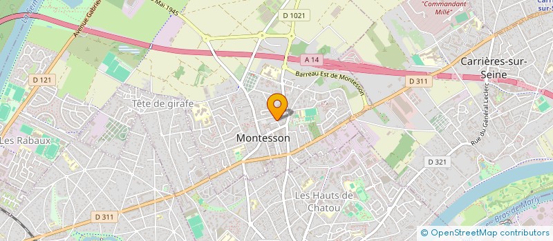 localisation de l'entreprise MONSIEUR DAMIEN RIVIERE à MONTESSON