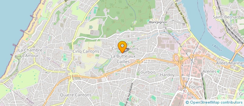 localisation de l'entreprise MONSIEUR DAMIEN RIVIERE  BIARRITZ