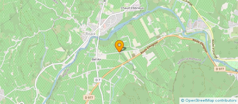 localisation de l'entreprise MONSIEUR DAMIEN ROBERT  VAISON-LA-ROMAINE