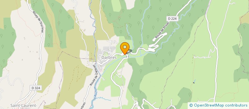 localisation de l'entreprise MONSIEUR DAMIEN ROBERT  DARBRES