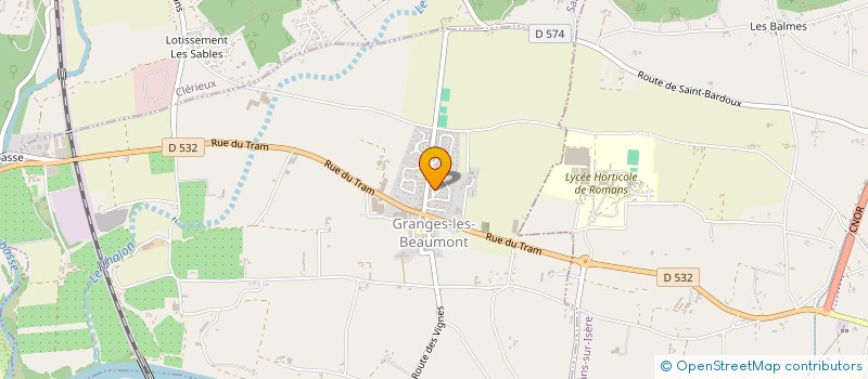 localisation de l'entreprise MONSIEUR DAMIEN ROCHE  GRANGES-LES-BEAUMONT