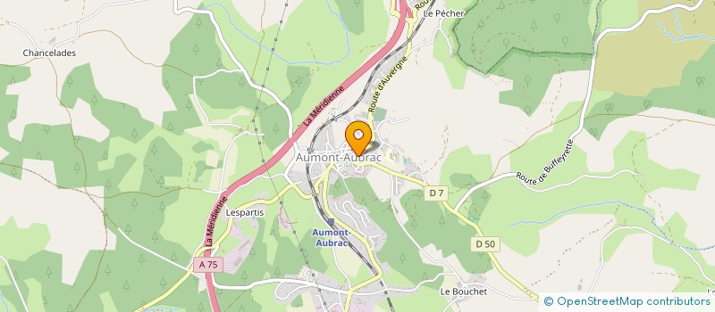 localisation de l'entreprise MONSIEUR DAMIEN ROCHEFORT  PEYRE EN AUBRAC