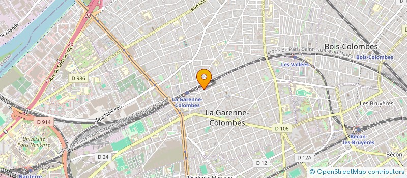 localisation de l'entreprise MONSIEUR DAMIEN RODRIGUES à LA GARENNE COLOMBES