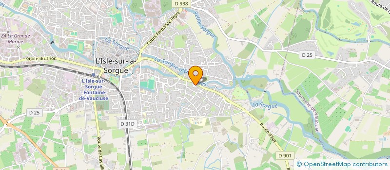 localisation de l'entreprise MONSIEUR DAMIEN RODRIGUEZ à L'ISLE-SUR-LA-SORGUE