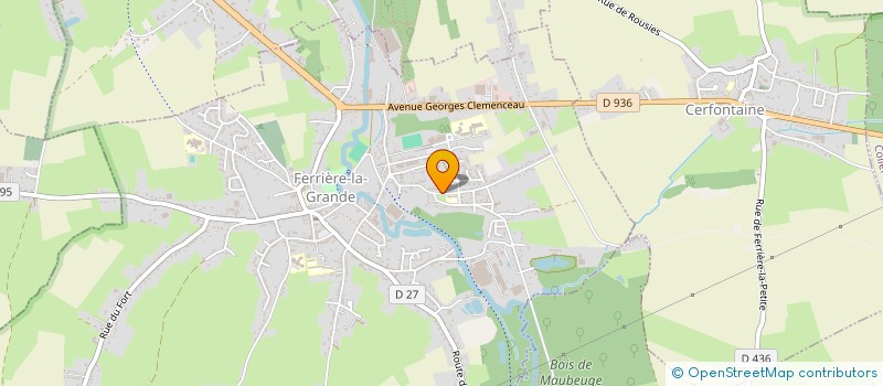 localisation de l'entreprise MONSIEUR DAMIEN ROGER  FERRIERE-LA-GRANDE