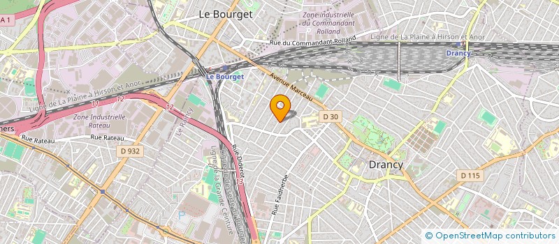 localisation de l'entreprise MONSIEUR DAMIEN ROMIL  DRANCY