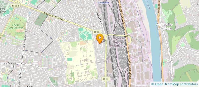 localisation de l'entreprise MONSIEUR DAMIEN ROSAY  SOTTEVILLE-LES-ROUEN