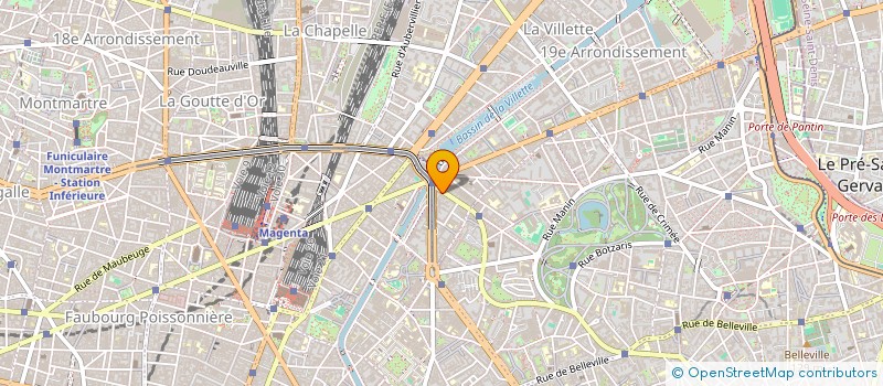 localisation de l'entreprise MONSIEUR DAMIEN ROSSETTI  PARIS