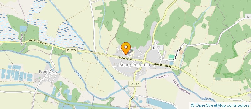 localisation de l'entreprise MONSIEUR DAMIEN ROUANET  BOURG-ET-COMIN