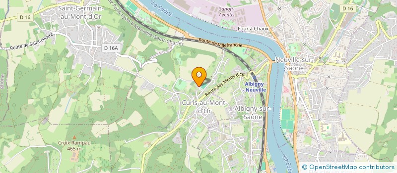 localisation de l'entreprise MONSIEUR DAMIEN ROUBAUD  CURIS-AU-MONT-D'OR