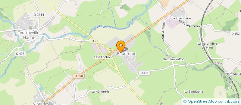 localisation de l'entreprise MONSIEUR DAMIEN ROUCH  FLAMANVILLE