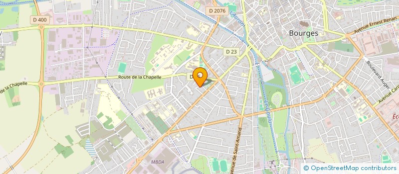 localisation de l'entreprise MONSIEUR DAMIEN ROUETTE  BOURGES