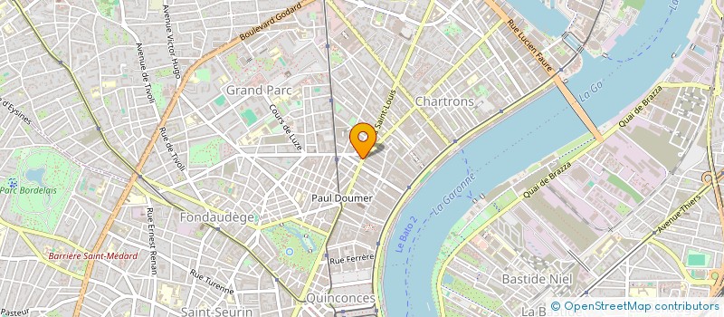 localisation de l'entreprise MONSIEUR DAMIEN ROUGIER  BORDEAUX