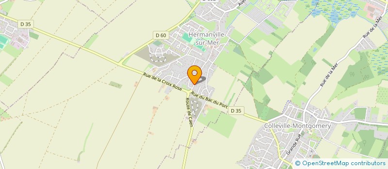 localisation de l'entreprise MONSIEUR DAMIEN ROULIERE  HERMANVILLE-SUR-MER