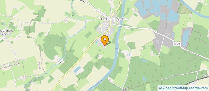 localisation de l'entreprise MONSIEUR DAMIEN ROUSSEAU  FERCE-SUR-SARTHE