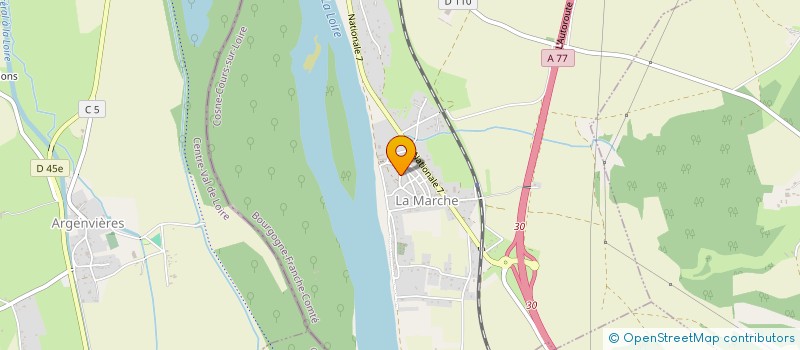 localisation de l'entreprise MONSIEUR DAMIEN ROUSSEAU  LA MARCHE