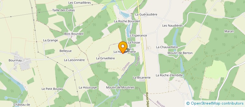 localisation de l'entreprise MONSIEUR DAMIEN ROUSSEAU  ROUZIERS-DE-TOURAINE