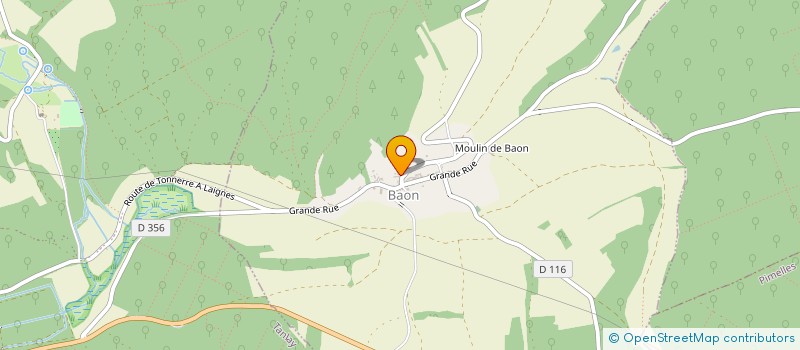 localisation de l'entreprise MONSIEUR DAMIEN ROUSSEL  BAON