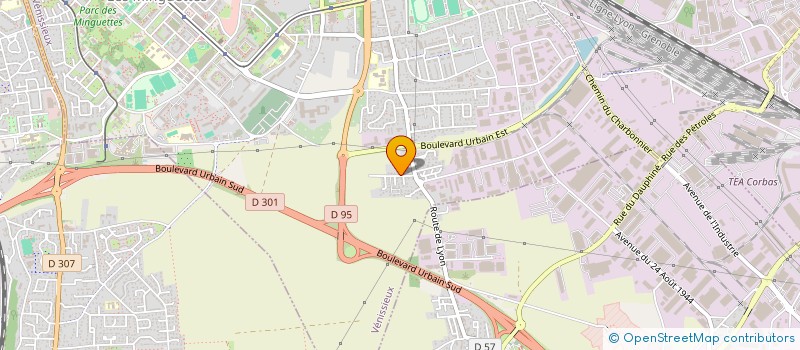 localisation de l'entreprise MONSIEUR DAMIEN ROUSSEL  VENISSIEUX