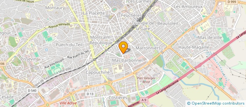 localisation de l'entreprise MONSIEUR DAMIEN ROUVEYROL  NIMES