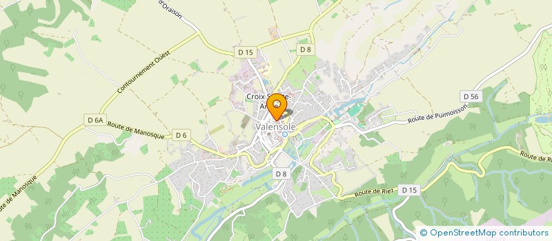 localisation de l'entreprise MONSIEUR DAMIEN ROUX à VALENSOLE