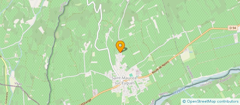localisation de l'entreprise MONSIEUR DAMIEN RUAT  SAINT-MAURICE-SUR-EYGUES